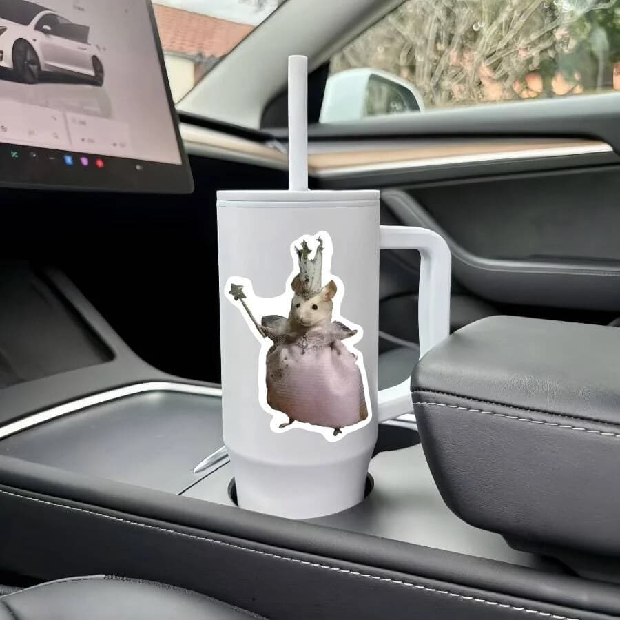 1 unidade/adesivo de vinil - à prova d'água e com design de varinha mágica - adesivo autoadesivo adequado para laptop, capacete, motocicleta, carro, guitarra, scooter, decoração de caderno, decoração de capacete, durável