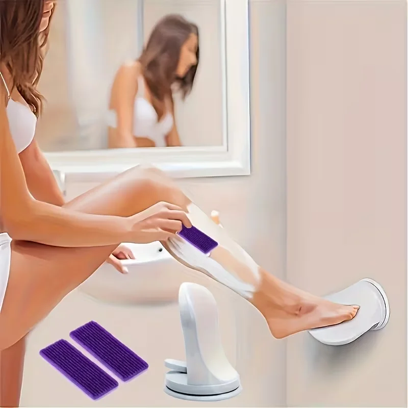 Conjunto Premium para Cuidados com os Pés (2 Peças): Pedra-Pomes Natural e Lixa para Pés de Dupla Face, Removedor Profissional de Calos e Esfoliador de Pele Morta para Calcanhares Suaves