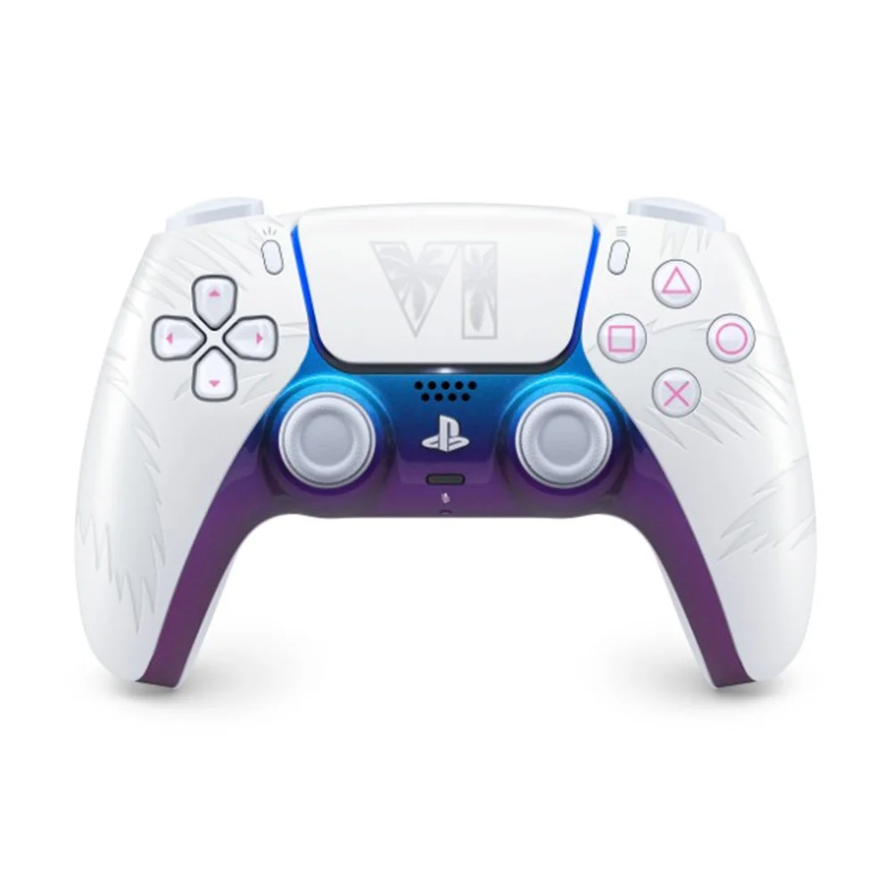 Controle Sem Fio Sony DualSense, PS5, Edição Limitada Grand Theft Auto VI, Branco - 1000056978