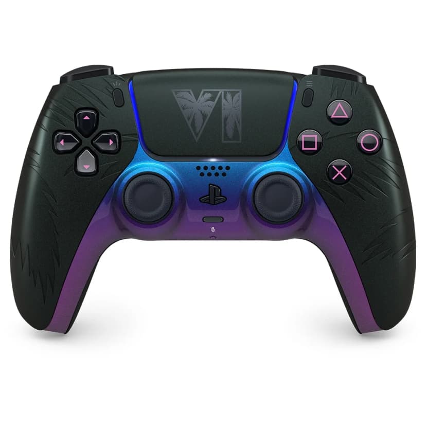 Controle Sem Fio Sony DualSense, PS5, Edição Limitada Grand Theft Auto VI, Preto - 1000056977