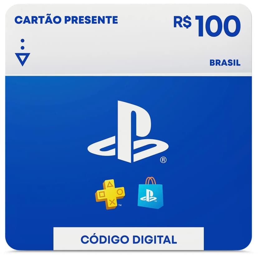 R$100 PlayStation Store Gift Card (BRAZIL)