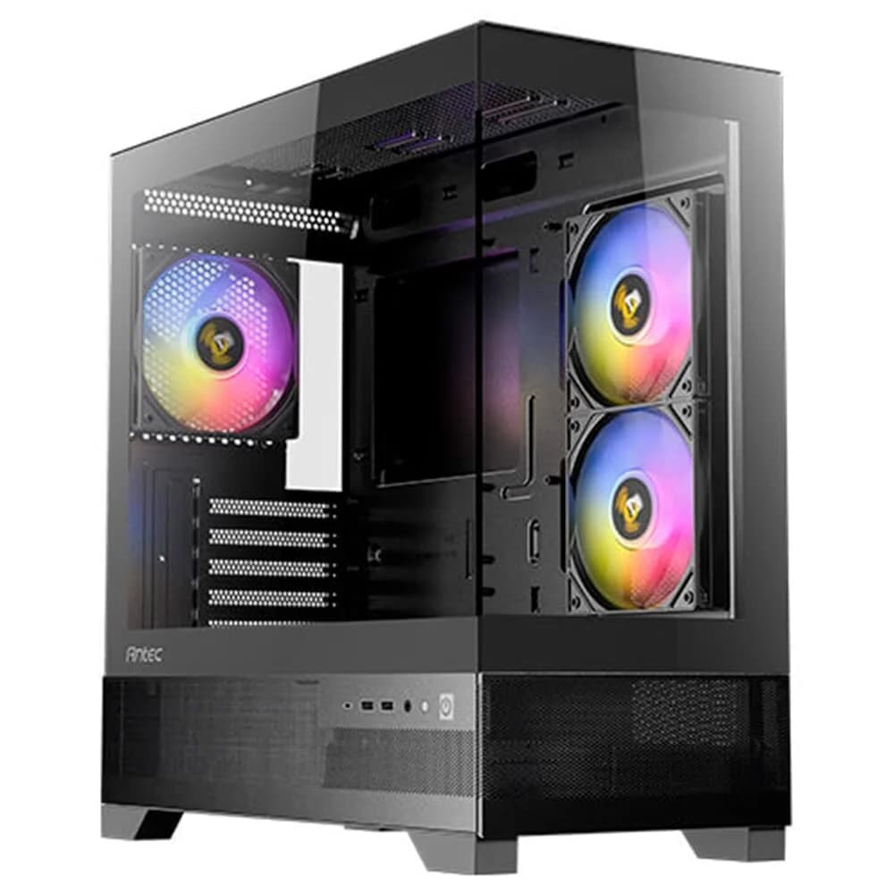 Gabinete Gamer Antec Cx500m Elite, RGB, Mid Tower, Lateral De Vidro, Preto - 0-761345-10099-1