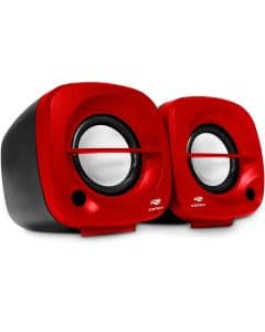Caixa de Som 2.0 C3Tech SP-303RD 3W RMS Usb Vermelha