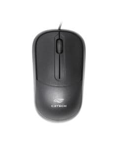 Mouse Básico C3Tech MS-35BK USB 1000DPI C/ Fio - Preto
