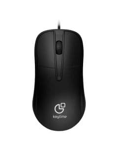 Mouse Keytime Office Essential 3 Botões 1200DPI C/Cabo Preto