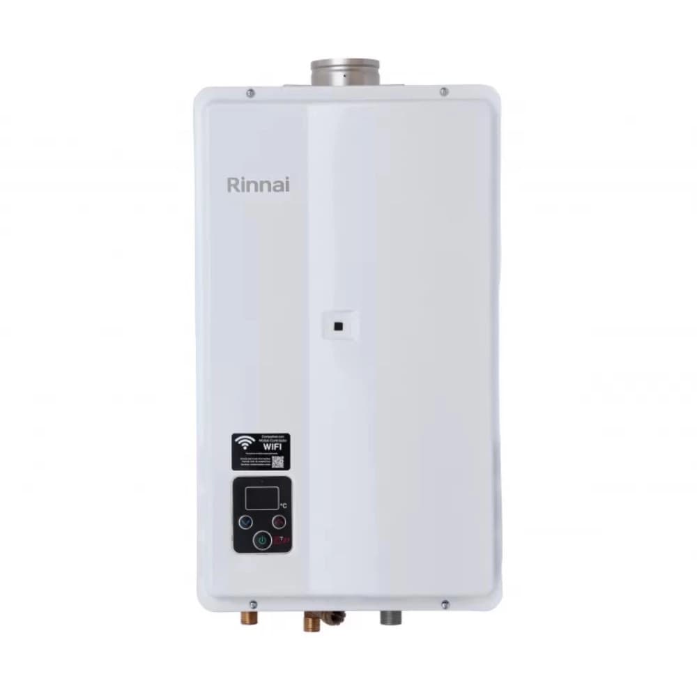 Aquecedor de Água a Gás Rinnai E27 GLP 27 Litros Branco Bivolt