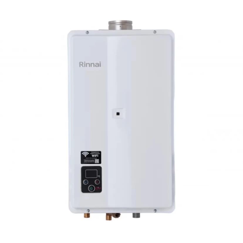 Aquecedor de Água a Gás Rinnai E27 GLP 27 Litros Branco Bivolt