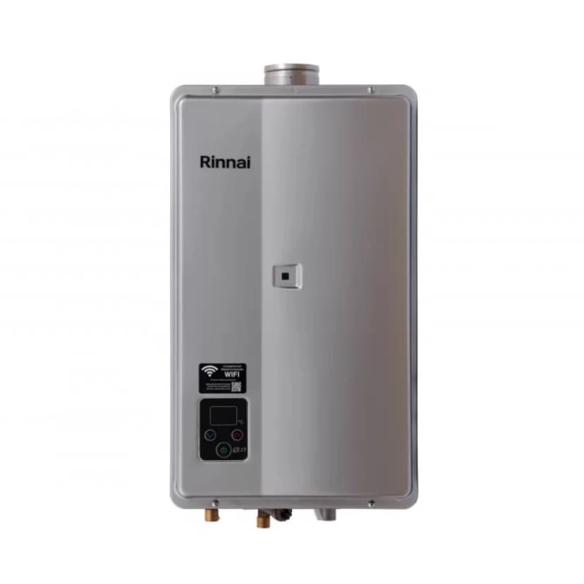 Aquecedor de Água a Gás Rinnai E27 GN 27 Litros Prata Bivolt