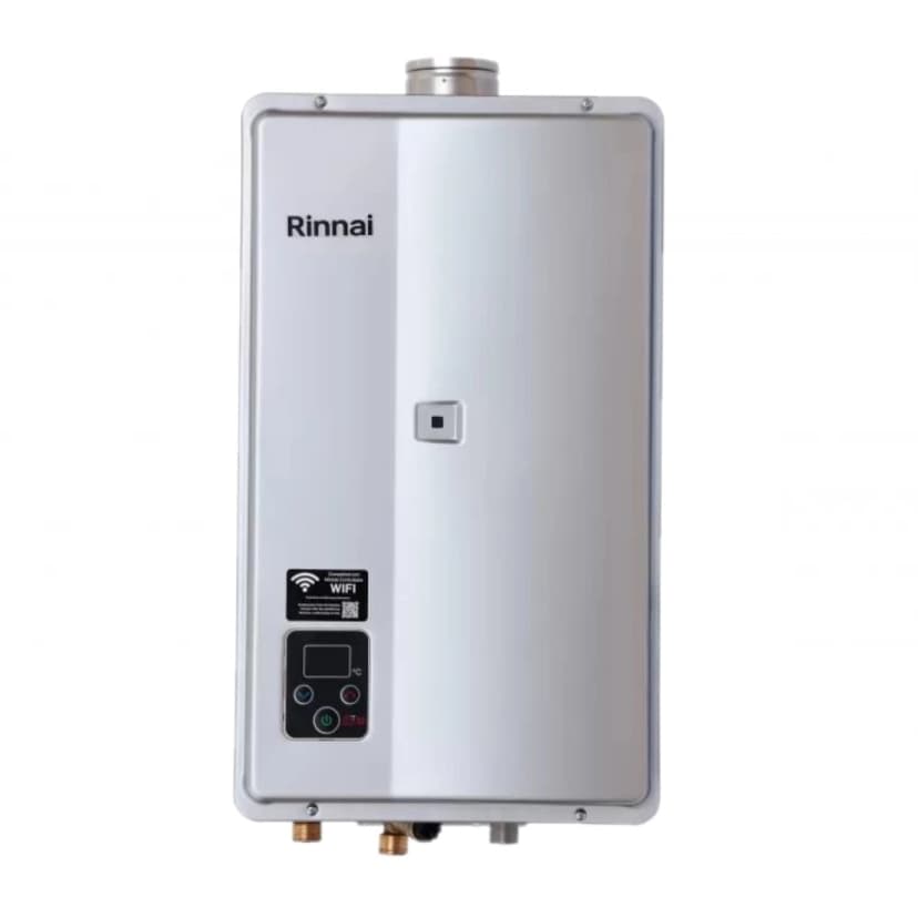 Aquecedor de Água a Gás Rinnai E33 GN 33 Litros Prata Bivolt
