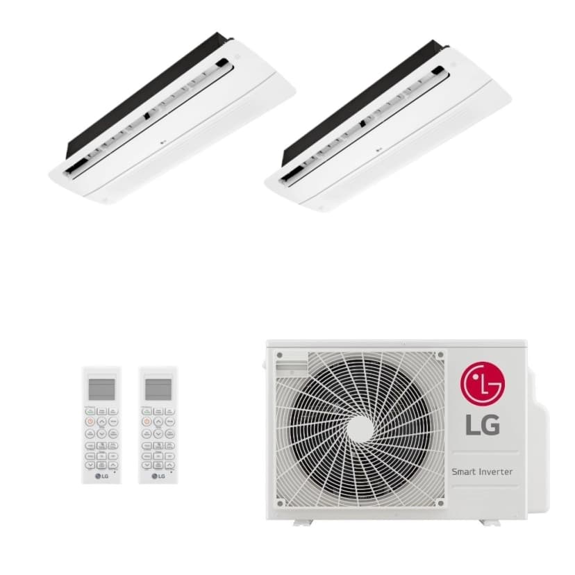 Ar-condicionado Multi Split Inverter Midea 36.000 (1x Evap HW 12.000 + 1x Evap HW 24.000) Quente/Frio 220V
