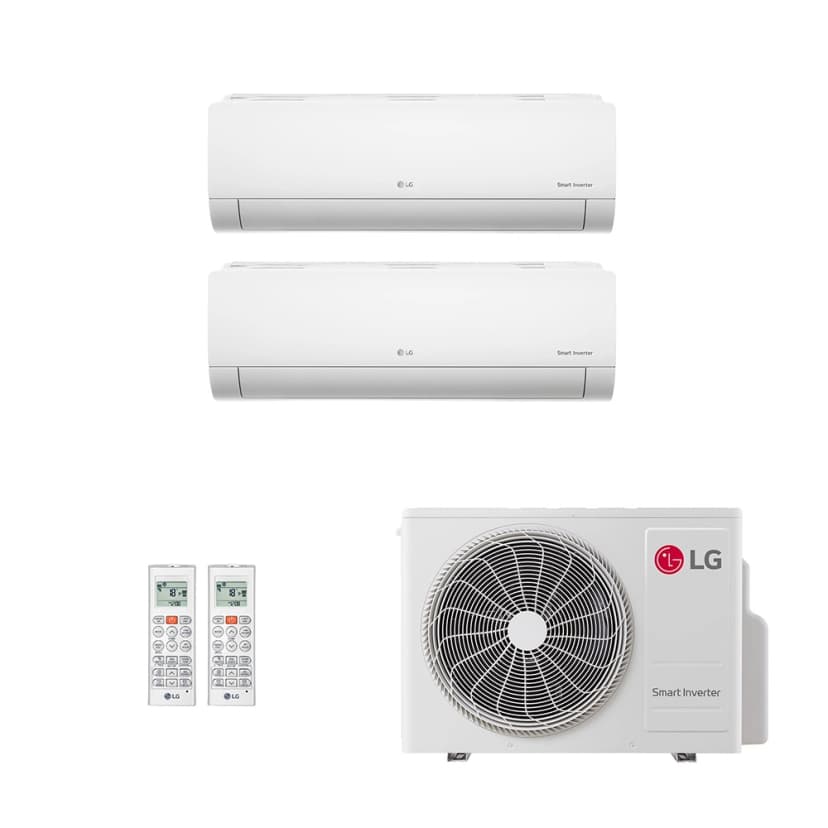 Ar-condicionado Multi Split Inverter LG 24.000 (2x Evap HW 7.000) Só Frio 220V