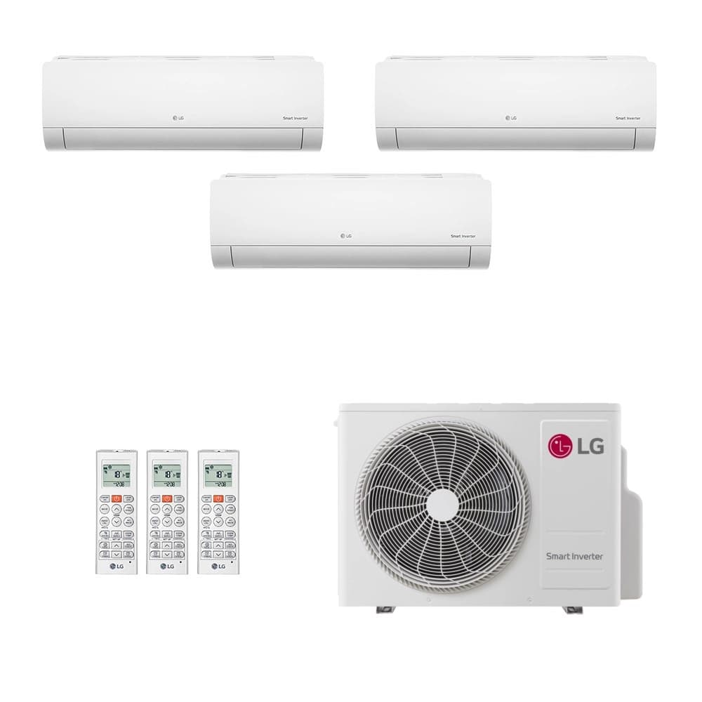 Ar-Condicionado Multi Split Inverter LG 24.000 (3x Evap HW 9.000) Só Frio 220V