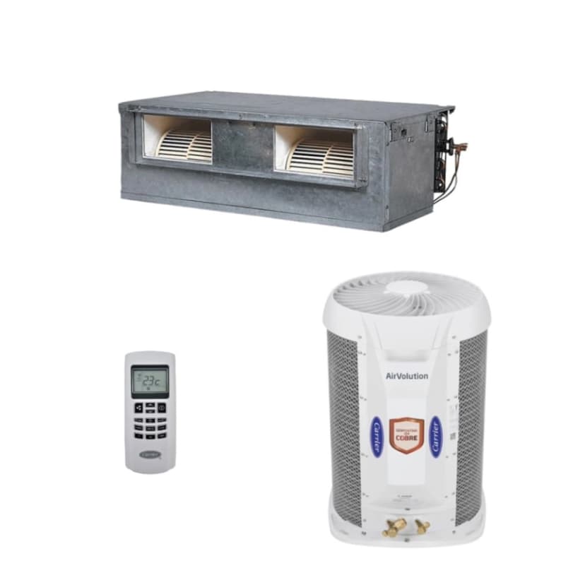 Ar-Condicionado Split Duto Carrier Versatile 24.000 BTUs Só Frio 220V Monofásico