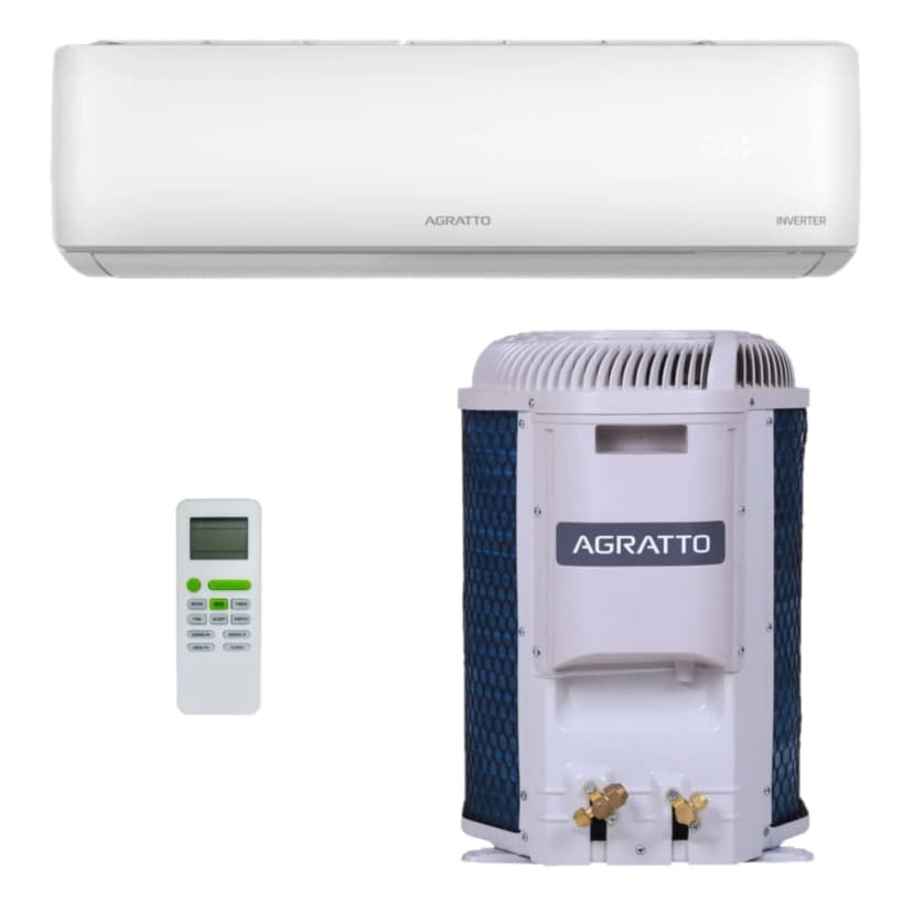 Ar-Condicionado Split HW Inverter Agratto Liv Top 12.000 BTUs R-32 Só Frio 220V
