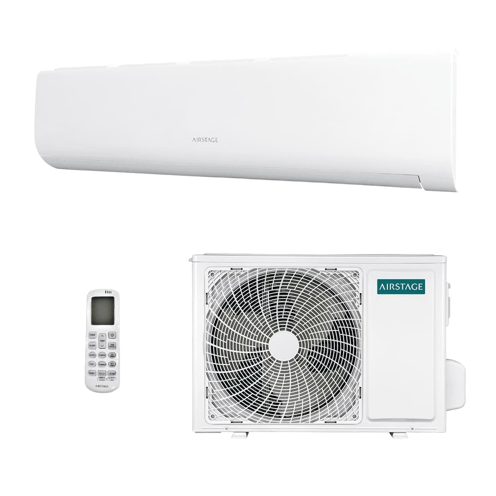 Ar-condicionado Split HW Inverter Fujitsu Airstage Essencial 24.000 BTUs R-32 Quente/Frio 220V