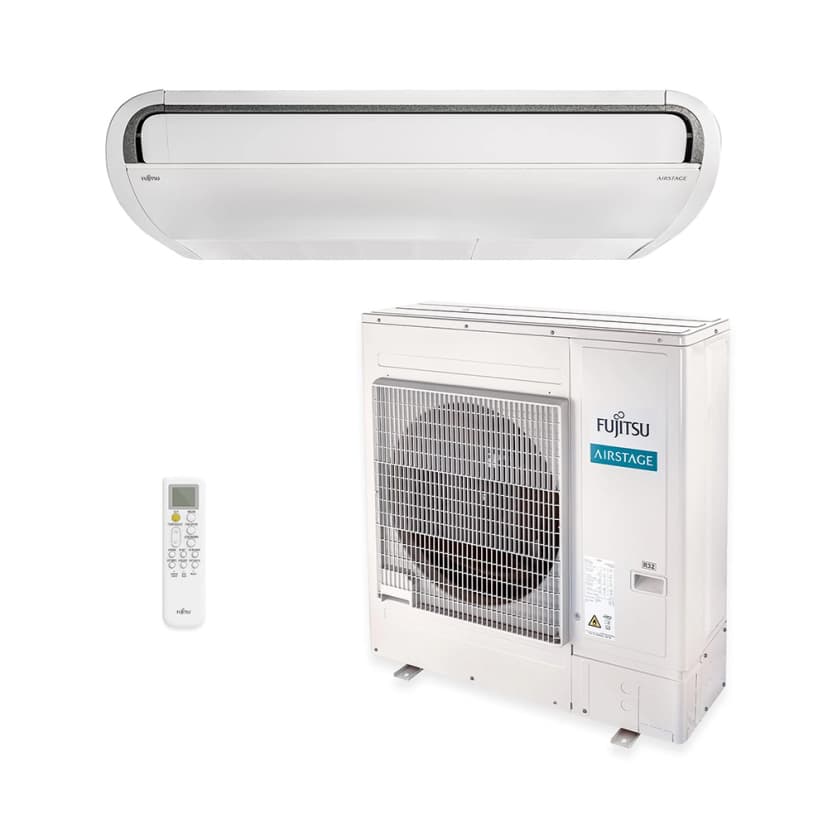 Ar-Condicionado Split Teto Inverter Fujitsu 45.000 BTUs Quente/Frio R32 380V Trifásico